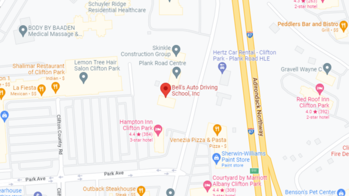 Bell’s Auto Driving School, Inc. - 632 Plank Rd, Clifton Park, NY 12065, USA